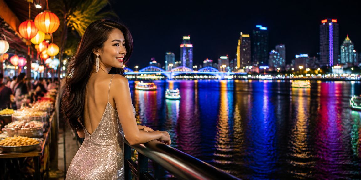 Không khí đặt cược sôi động tại chợ đêm Đà Nẵng với màn hình kèo thể thao