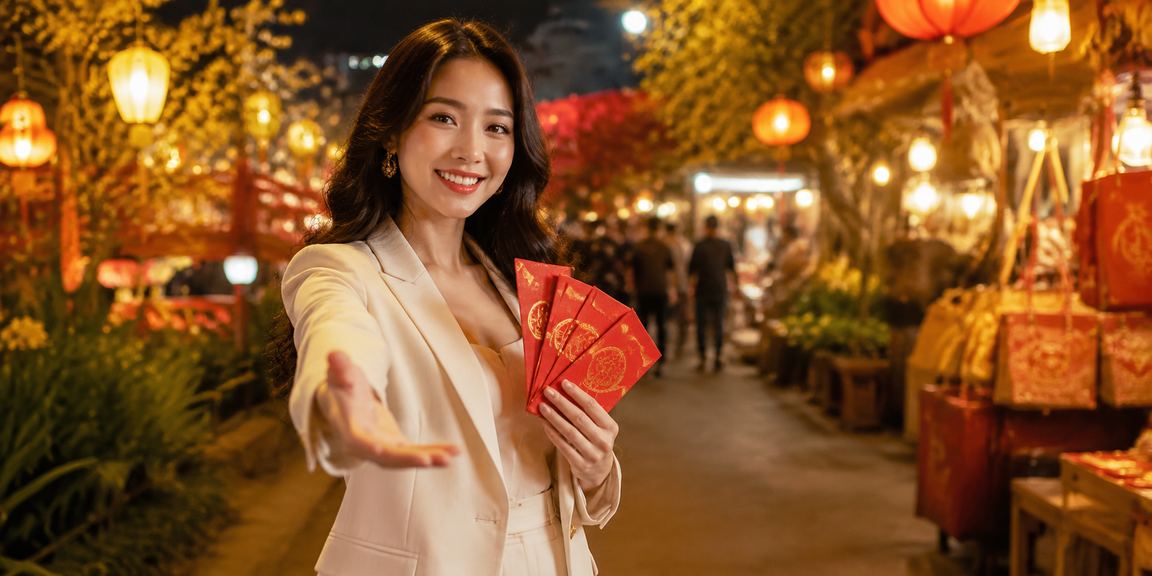 Red envelope thưởng đặc biệt fc0 tại chợ đêm Hà Nội
