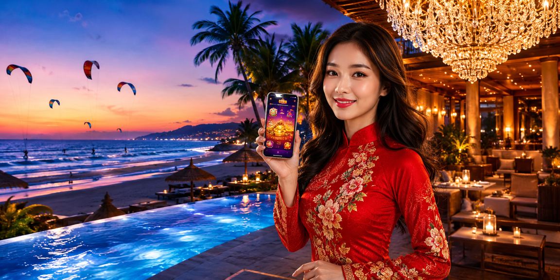 Người dùng Việt Nam trải nghiệm ứng dụng casino trên điện thoại tại Mũi Né